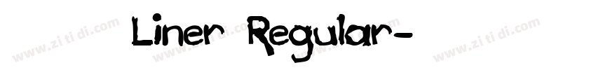 ミウラ見出しLiner Regular字体转换